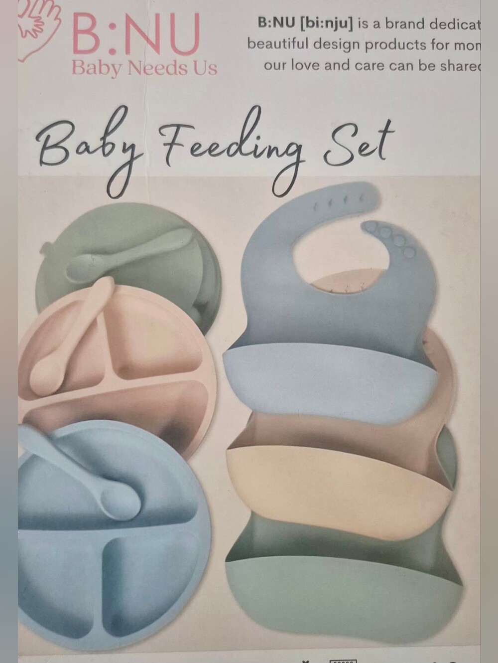 BNU... Silicon Baby Feeding Set